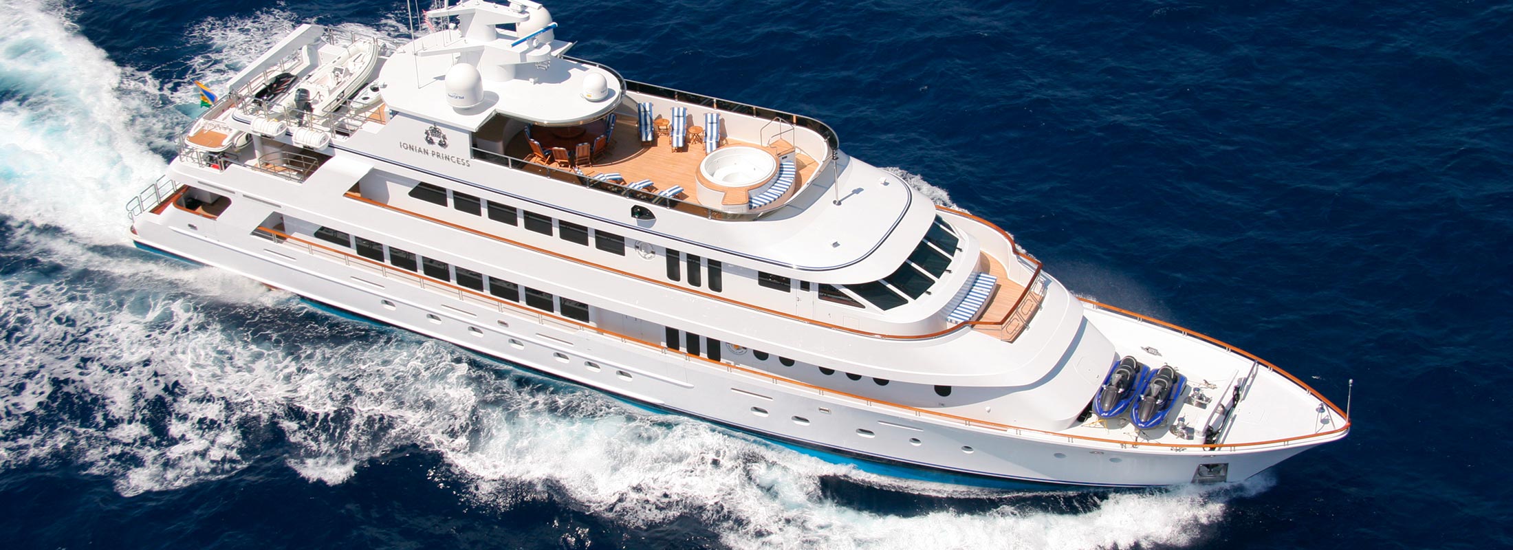 Ionian Princess Motor Yacht for Charter Mediterranean slider 1